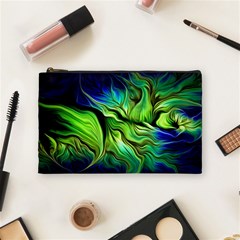 Fractal Art Pattern Abstract Fantasy Digital Cosmetic Bag (Medium) from ArtsNow.com Front