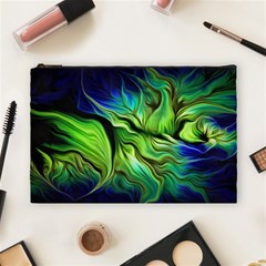 Fractal Art Pattern Abstract Fantasy Digital Cosmetic Bag (Large) from ArtsNow.com Front