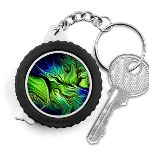 Fractal Art Pattern Abstract Fantasy Digital Measuring Tape from ArtsNow.com Front