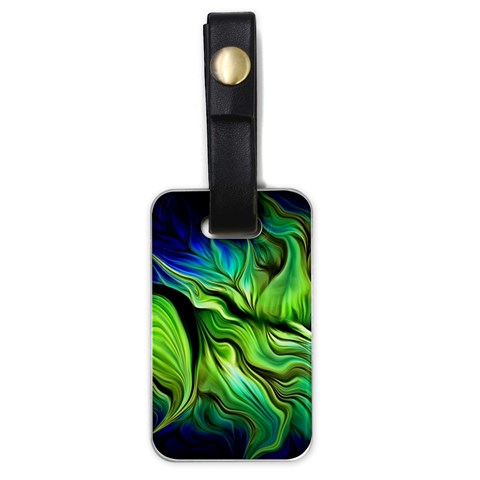 Fractal Art Pattern Abstract Fantasy Digital Luggage Tag (one side) from ArtsNow.com Front
