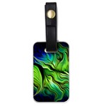 Fractal Art Pattern Abstract Fantasy Digital Luggage Tag (one side)