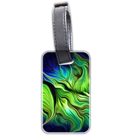 Fractal Art Pattern Abstract Fantasy Digital Luggage Tag (two sides) from ArtsNow.com Front