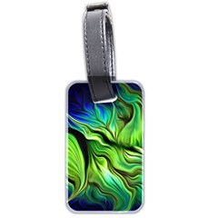 Fractal Art Pattern Abstract Fantasy Digital Luggage Tag (two sides) from ArtsNow.com Back