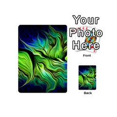 Fractal Art Pattern Abstract Fantasy Digital Playing Cards 54 Designs (Mini) from ArtsNow.com Back