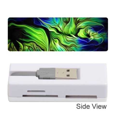 Fractal Art Pattern Abstract Fantasy Digital Memory Card Reader (Stick) from ArtsNow.com Front