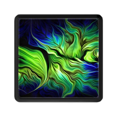 Fractal Art Pattern Abstract Fantasy Digital Memory Card Reader (Square) from ArtsNow.com Front