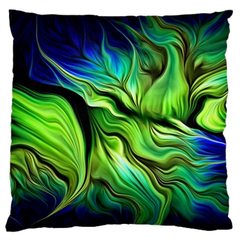 Fractal Art Pattern Abstract Fantasy Digital Large Cushion Case (One Side) from ArtsNow.com Front