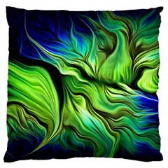 Fractal Art Pattern Abstract Fantasy Digital Large Cushion Case (Two Sides) from ArtsNow.com Front