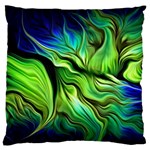 Fractal Art Pattern Abstract Fantasy Digital Large Cushion Case (Two Sides)