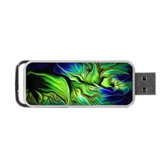 Fractal Art Pattern Abstract Fantasy Digital Portable USB Flash (Two Sides) from ArtsNow.com Back
