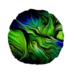 Fractal Art Pattern Abstract Fantasy Digital Standard 15  Premium Round Cushions from ArtsNow.com Front