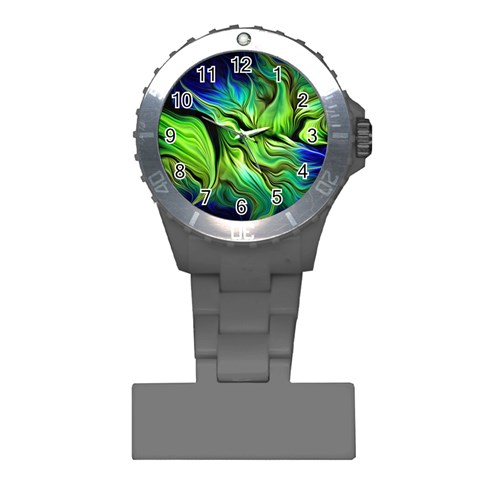 Fractal Art Pattern Abstract Fantasy Digital Plastic Nurses Watch from ArtsNow.com Front