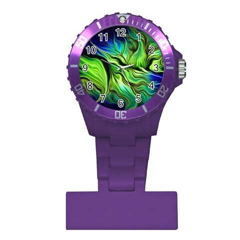 Fractal Art Pattern Abstract Fantasy Digital Plastic Nurses Watch from ArtsNow.com Front