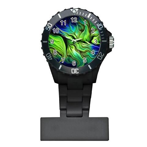 Fractal Art Pattern Abstract Fantasy Digital Plastic Nurses Watch from ArtsNow.com Front