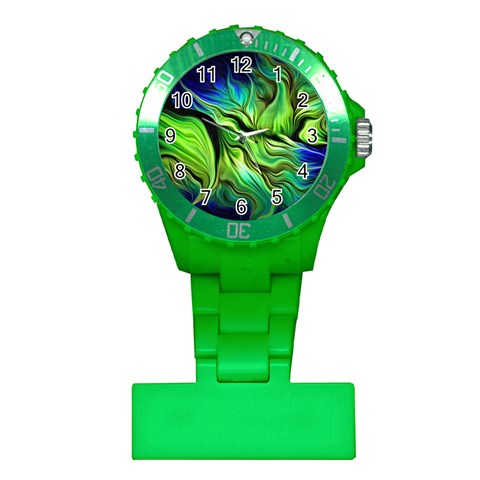 Fractal Art Pattern Abstract Fantasy Digital Plastic Nurses Watch from ArtsNow.com Front