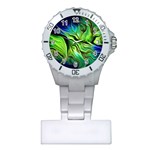 Fractal Art Pattern Abstract Fantasy Digital Plastic Nurses Watch