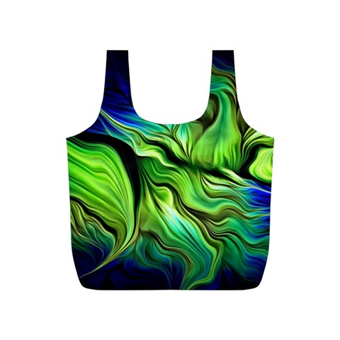 Fractal Art Pattern Abstract Fantasy Digital Full Print Recycle Bag (S) from ArtsNow.com Front