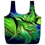 Fractal Art Pattern Abstract Fantasy Digital Full Print Recycle Bag (XL)