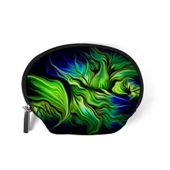 Fractal Art Pattern Abstract Fantasy Digital Accessory Pouch (Small) from ArtsNow.com Back