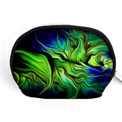 Fractal Art Pattern Abstract Fantasy Digital Accessory Pouch (Medium) from ArtsNow.com Front