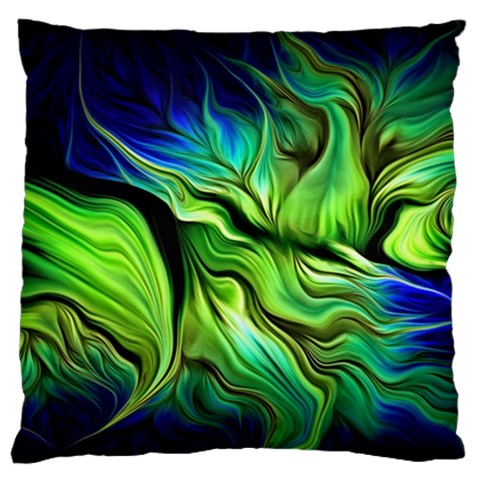 Fractal Art Pattern Abstract Fantasy Digital Large Premium Plush Fleece Cushion Case (Two Sides) from ArtsNow.com Front