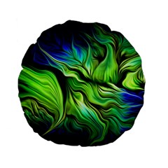 Fractal Art Pattern Abstract Fantasy Digital Standard 15  Premium Flano Round Cushions from ArtsNow.com Front