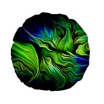 Fractal Art Pattern Abstract Fantasy Digital Standard 15  Premium Flano Round Cushions