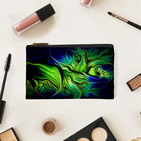 Fractal Art Pattern Abstract Fantasy Digital Cosmetic Bag (XS) from ArtsNow.com Front
