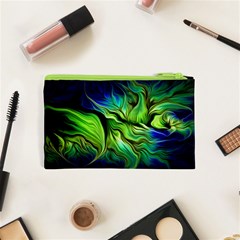 Fractal Art Pattern Abstract Fantasy Digital Cosmetic Bag (XS) from ArtsNow.com Back