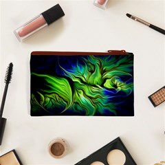 Fractal Art Pattern Abstract Fantasy Digital Cosmetic Bag (XS) from ArtsNow.com Back