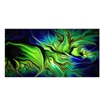 Fractal Art Pattern Abstract Fantasy Digital Satin Shawl 45  x 80 