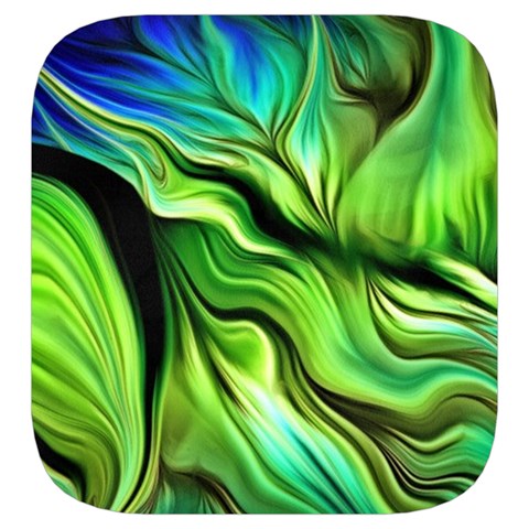 Fractal Art Pattern Abstract Fantasy Digital Toiletries Pouch from ArtsNow.com Side Left