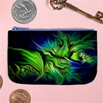 Fractal Art Pattern Abstract Fantasy Digital Large Coin Purse