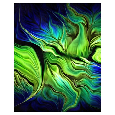 Fractal Art Pattern Abstract Fantasy Digital Drawstring Pouch (XL) from ArtsNow.com Back