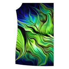 Fractal Art Pattern Abstract Fantasy Digital Women s Button Up Vest from ArtsNow.com Front Right