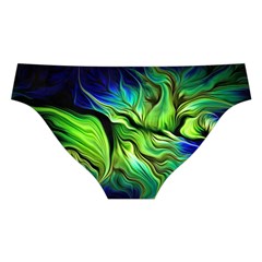 Fractal Art Pattern Abstract Fantasy Digital Cross Back Hipster Bikini Set from ArtsNow.com Back Under