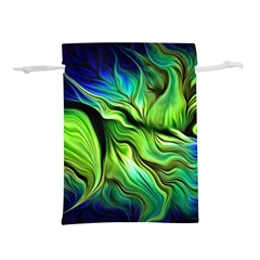 Fractal Art Pattern Abstract Fantasy Digital Lightweight Drawstring Pouch (L) from ArtsNow.com Front