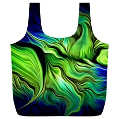 Fractal Art Pattern Abstract Fantasy Digital Full Print Recycle Bag (XXL) from ArtsNow.com Front