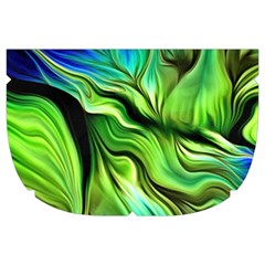 Fractal Art Pattern Abstract Fantasy Digital Make Up Case (Large) from ArtsNow.com Side Right