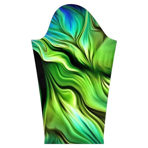Fractal Art Pattern Abstract Fantasy Digital Kids  Midi Sailor Dress from ArtsNow.com Sleeve Left