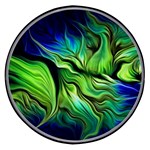 Fractal Art Pattern Abstract Fantasy Digital Wireless Fast Charger(Black)
