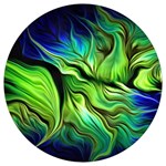 Fractal Art Pattern Abstract Fantasy Digital Round Trivet