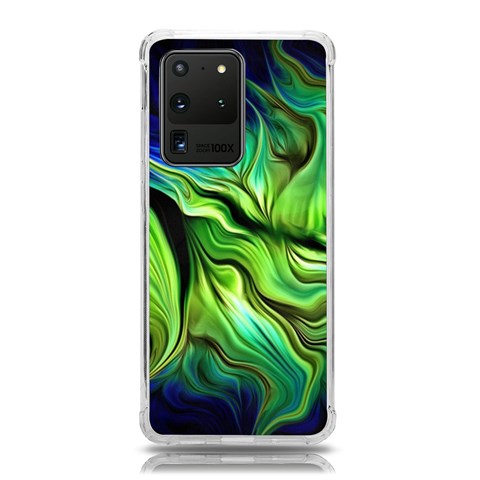 Fractal Art Pattern Abstract Fantasy Digital Samsung Galaxy S20 Ultra 6.9 Inch TPU UV Case from ArtsNow.com Front