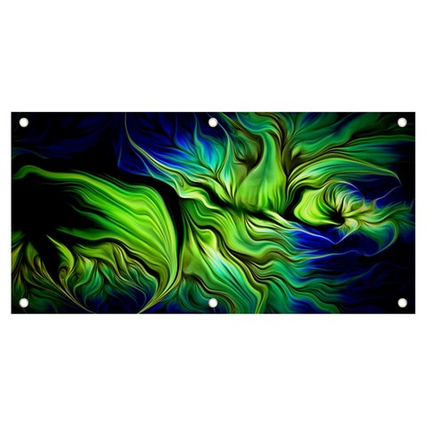 Fractal Art Pattern Abstract Fantasy Digital Banner and Sign 4  x 2  from ArtsNow.com Front
