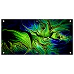 Fractal Art Pattern Abstract Fantasy Digital Banner and Sign 4  x 2 