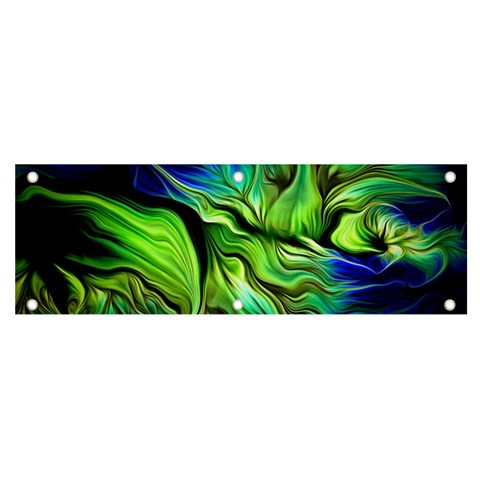 Fractal Art Pattern Abstract Fantasy Digital Banner and Sign 6  x 2  from ArtsNow.com Front