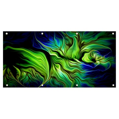 Fractal Art Pattern Abstract Fantasy Digital Banner and Sign 8  x 4  from ArtsNow.com Front
