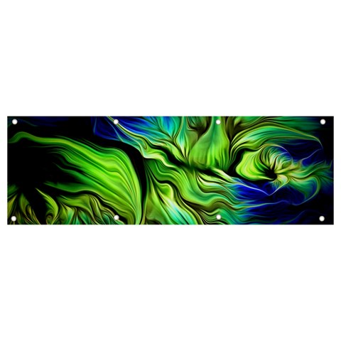 Fractal Art Pattern Abstract Fantasy Digital Banner and Sign 9  x 3  from ArtsNow.com Front