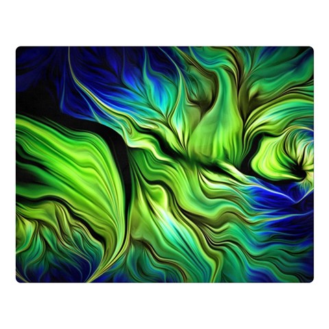 Fractal Art Pattern Abstract Fantasy Digital One Side Premium Plush Fleece Blanket (Large) from ArtsNow.com 80 x60  Blanket Front