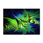 Fractal Art Pattern Abstract Fantasy Digital Crystal Sticker (A4)